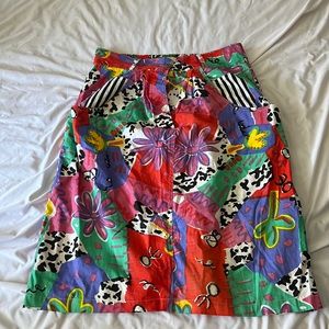 Multicolored vintage skirt